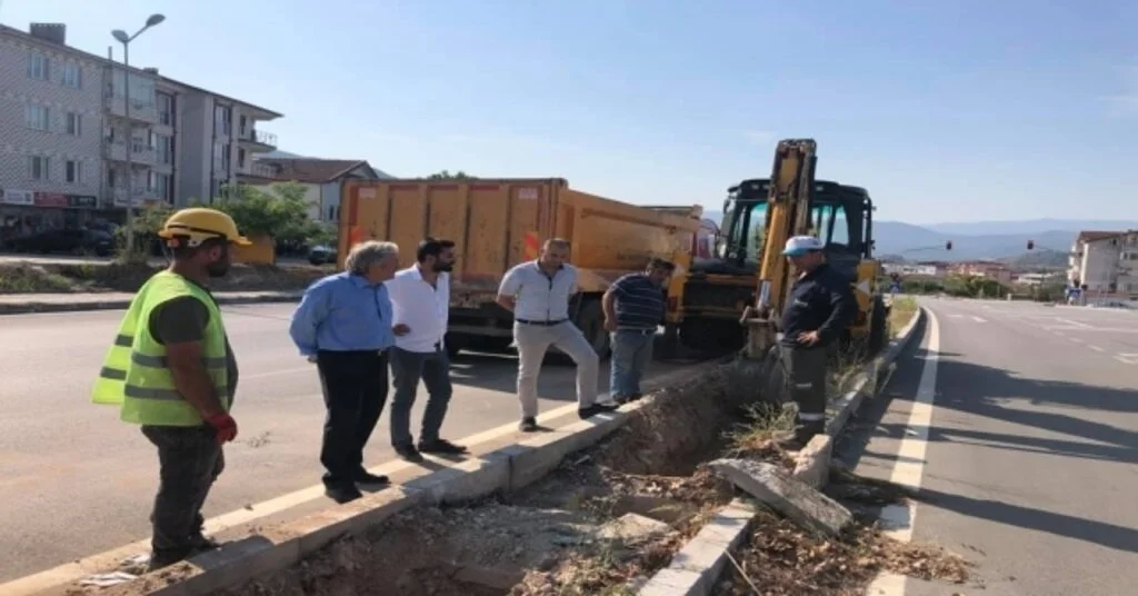 Osmanelinde Elektrik Hatları Yer Altına Alınıyor