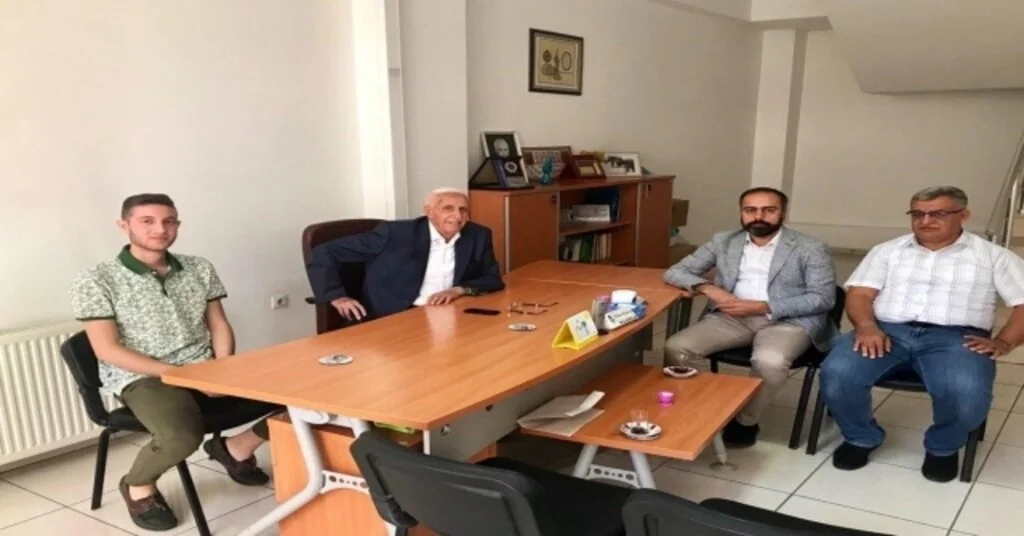 Rektör Şevliden Hayırsever İş İnsanı Haydaroğluna Ziyaret