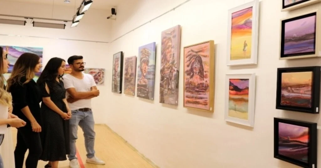 Ressam Mehmet Akif Orçanın Sergisi