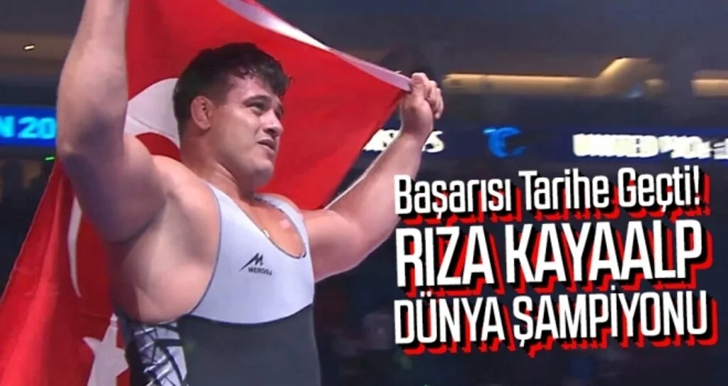 Rıza Kayaalp tarih yazdı!