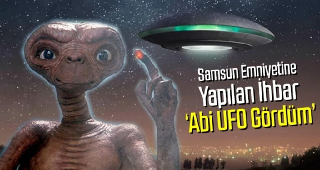 Samsun Emniyetine Yapılan İhbar: Abi Ufo Gördüm