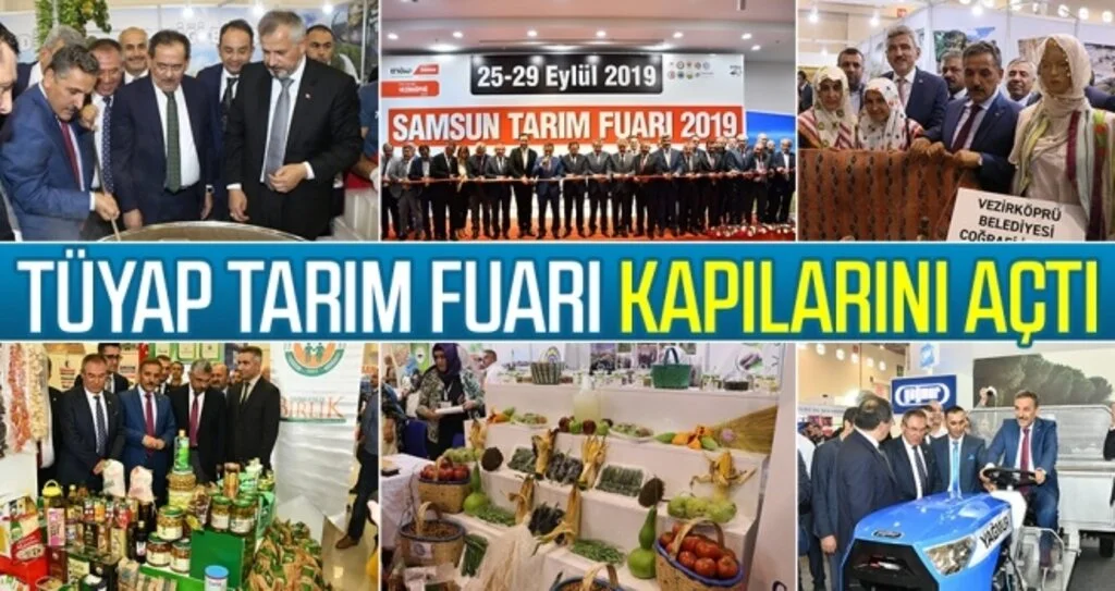 Samsun TÜYAP Tarım Fuarı kapılarını açtı