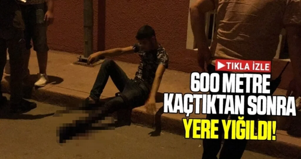 Samsun'da Bıçaklanan Genç 600 Metre Kaçtıktan Sonra Yere Yığıldı!