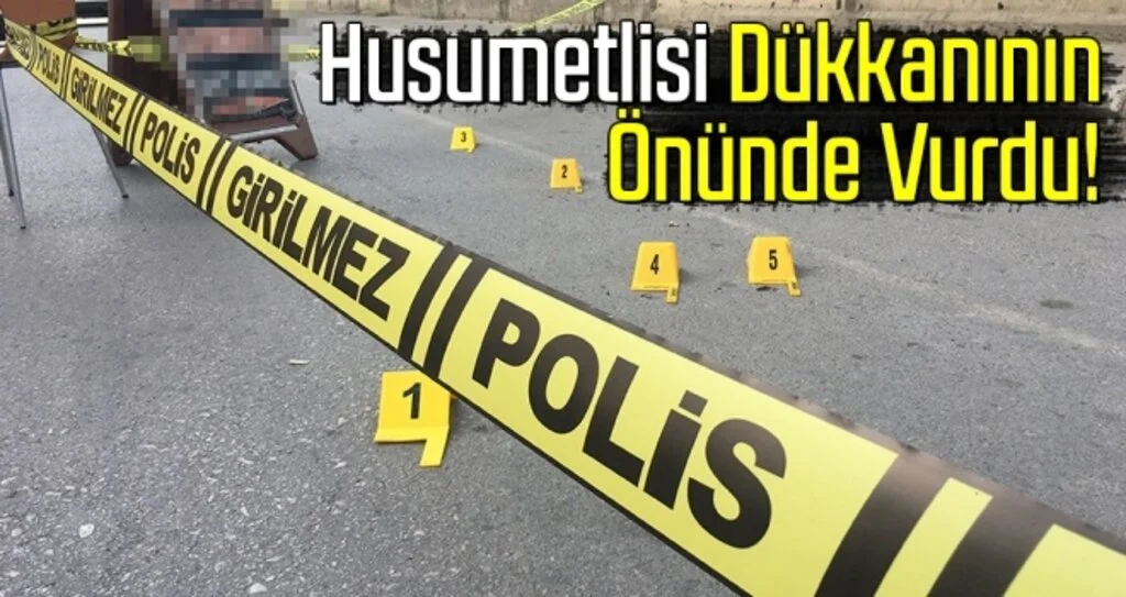 Samsun'da Dükkanının önünde husumetlisince tabancayla vuruldu