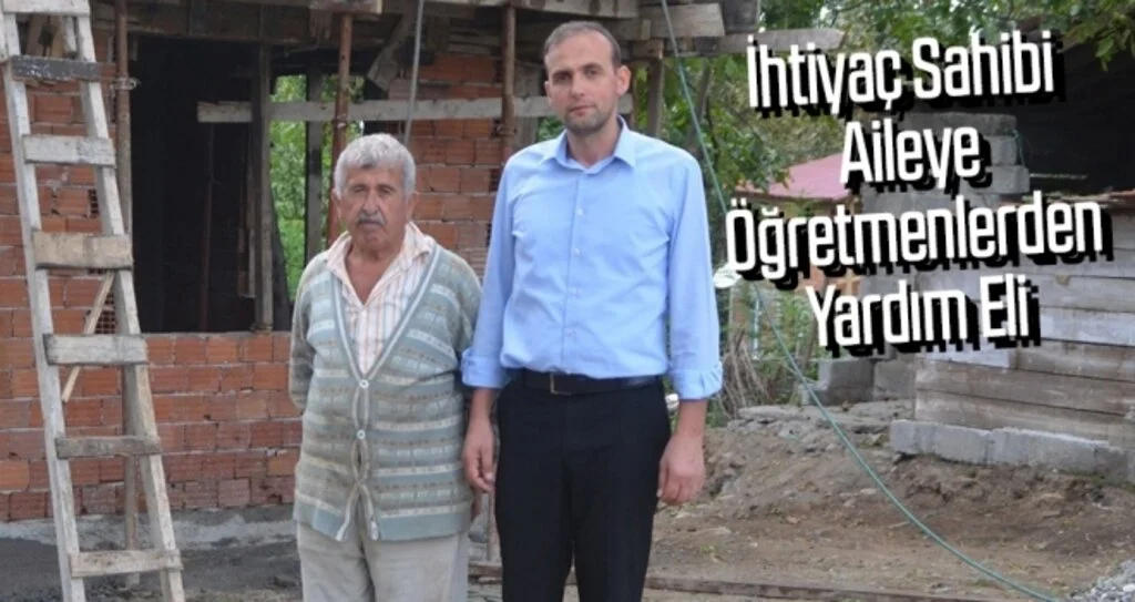 Samsun'da İhtiyaç sahibi aileye öğretmenlerden yardım eli