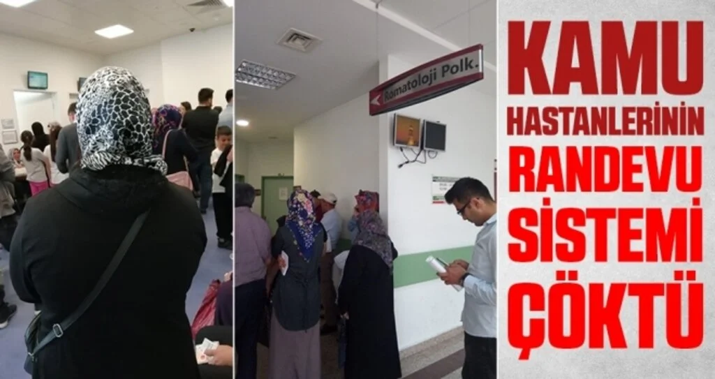 Samsun'da Kamu hastanlerinin randevu sistemi çöktü