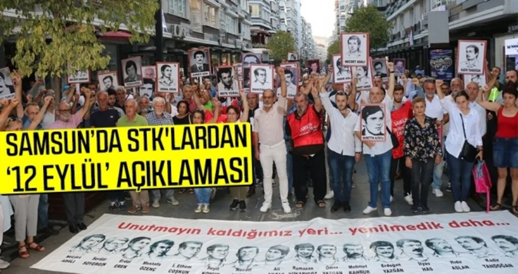 Samsun’da STK'lardan 12 Eylül açıklaması