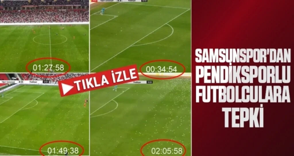 Samsunspor'dan Pendiksporlu Futbolculara Tepki