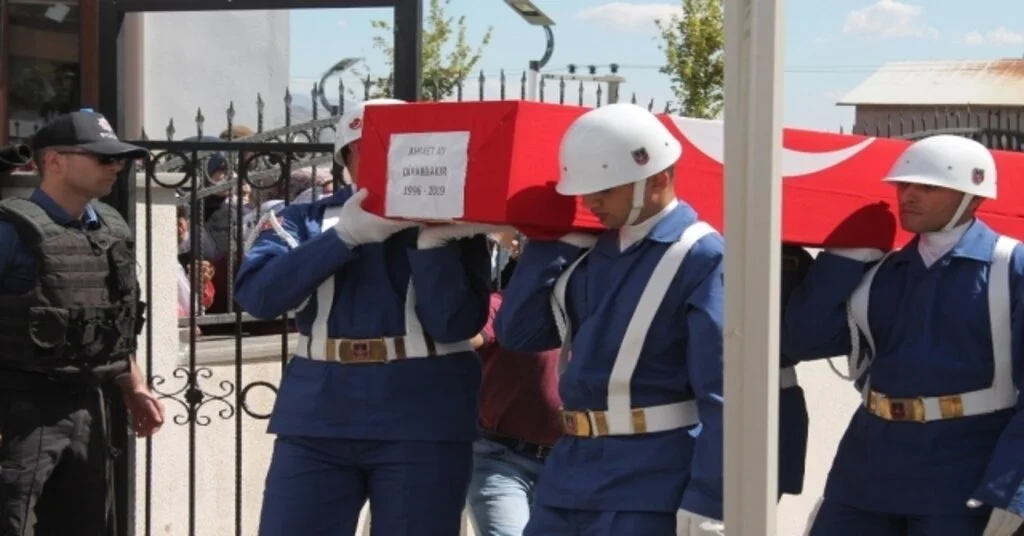 Şehitler İçin Cenaze Namazı Kılındı