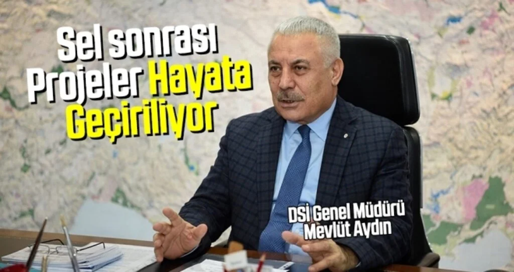 Sel sonrası projeler hayata geçiriliyor