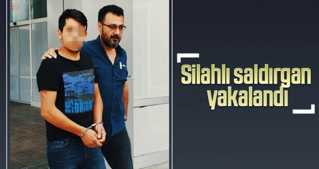 Silahlı saldırgan yakalandı