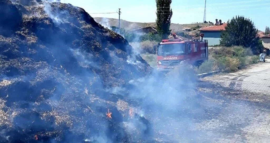 Sungurlu’da yangın