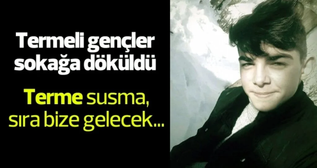 Termeli Gençler Arkadaşları Hakan Çoban İçin Sokağa Döküldü