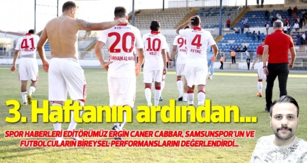 TFF 2. Lig Beyaz Grup'ta 3. haftanın ardından Samsunspor