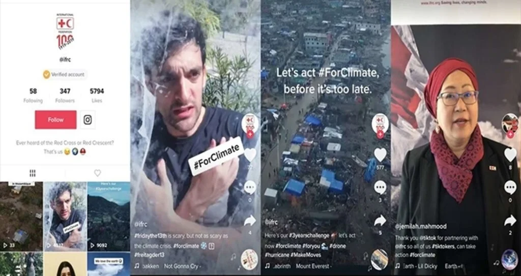 TikTok ve Uluslararası Kızılhaç ve Kızılay Dernekleri Federasyonu (IFRC) iklim değişikliğine karşı güçlerini birleştirdiler