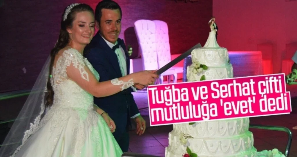 Tuğba ve Serhat çifti mutluluğa 'evet' dedi