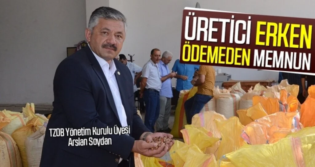 Üretici erken ödemeden memnun