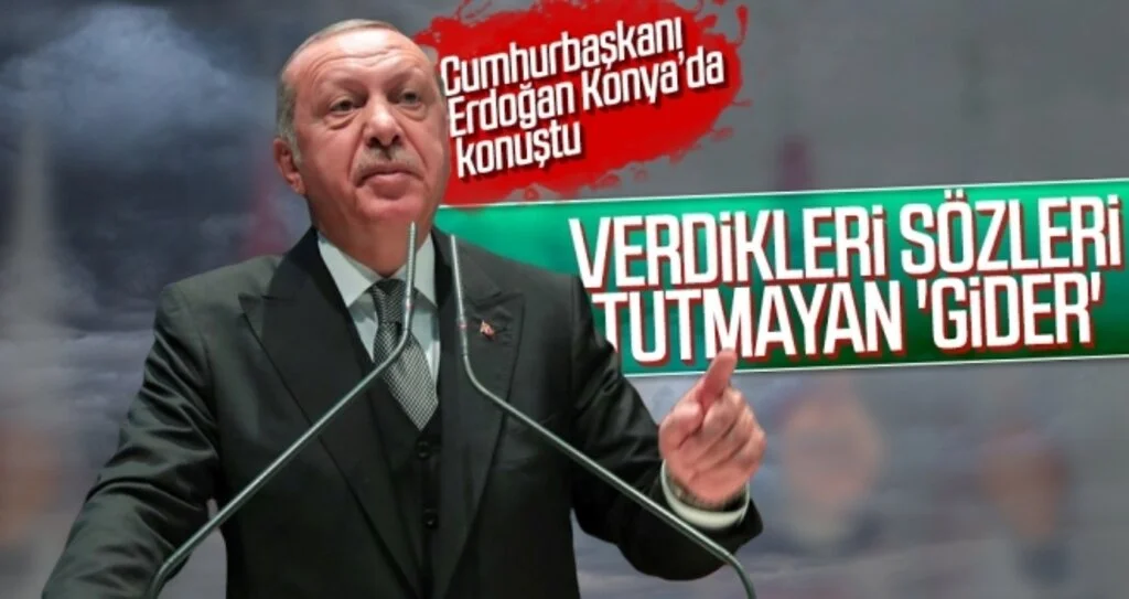 VERDİKLERİ SÖZLERİ TUTMAYAN 'GİDER'