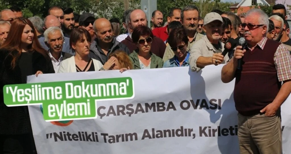 'Yeşilime Dokunma' eylemi