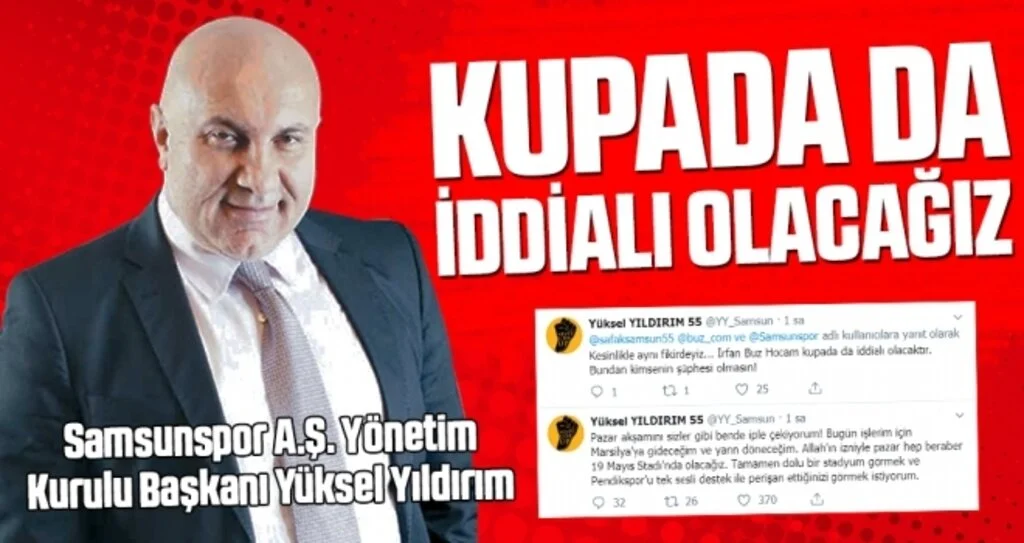 Yüksel Yıldırım: Kupada da iddialı olacağız