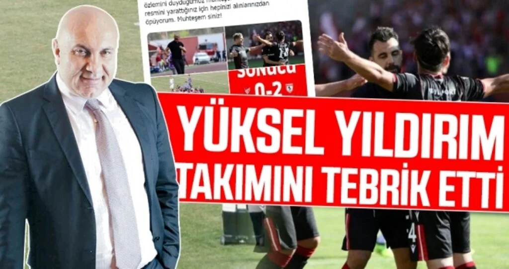 Yüksel Yıldırım takımını tebrik etti