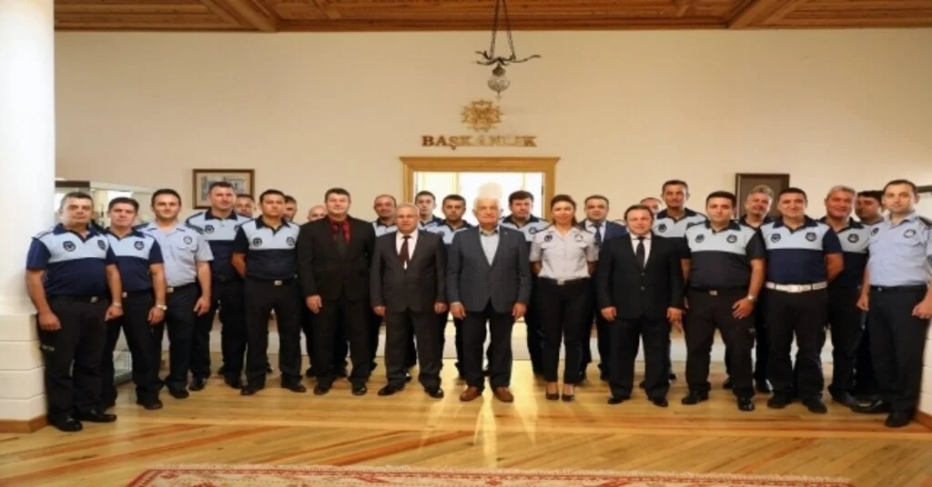 Zabıta Teşkilatından Başkan Gürüne Ziyaret