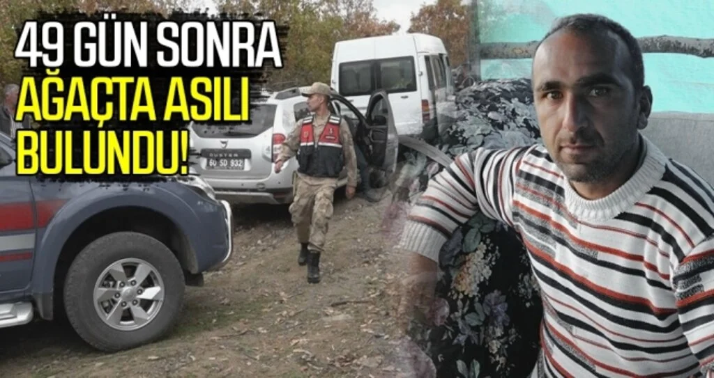 49 gün sonra ağaçta asılı bulundu