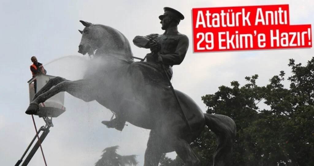 Atatürk Anıtı'nın bakımı tamam