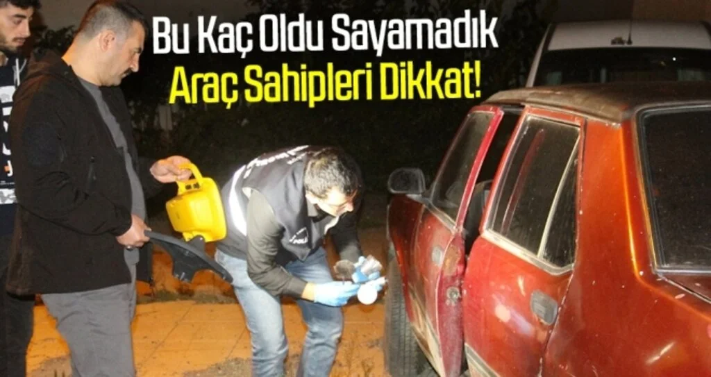 Bafra'da araçtan hırsızlık