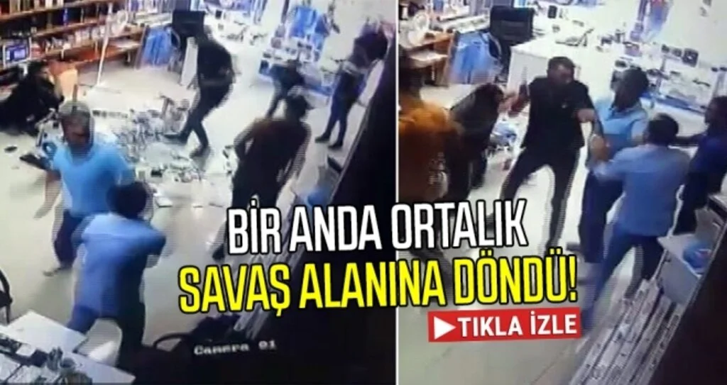 Bir Anda Ortalık Savaş Alanına Döndü!