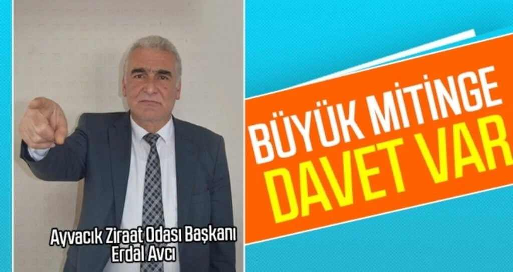 Büyük mitinge davet var