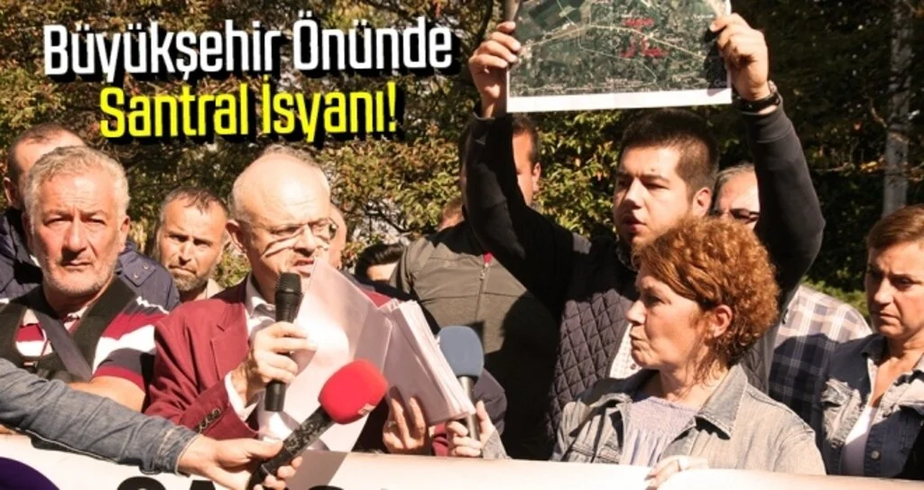 Büyükşehir Önünde Santral İsyanı