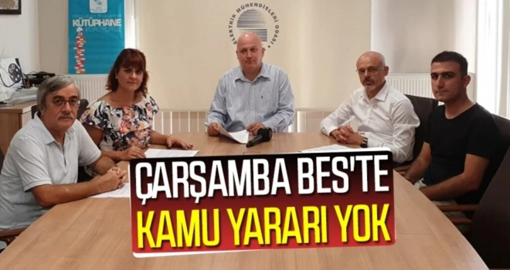 Çarşamba BES'te kamu yararı yok