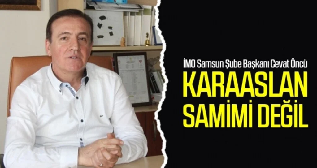 Cevat Öncü: Karaaslan samimi değil