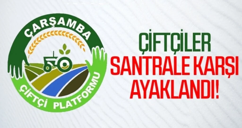 Çiftçiler santrale karşı ayaklandı