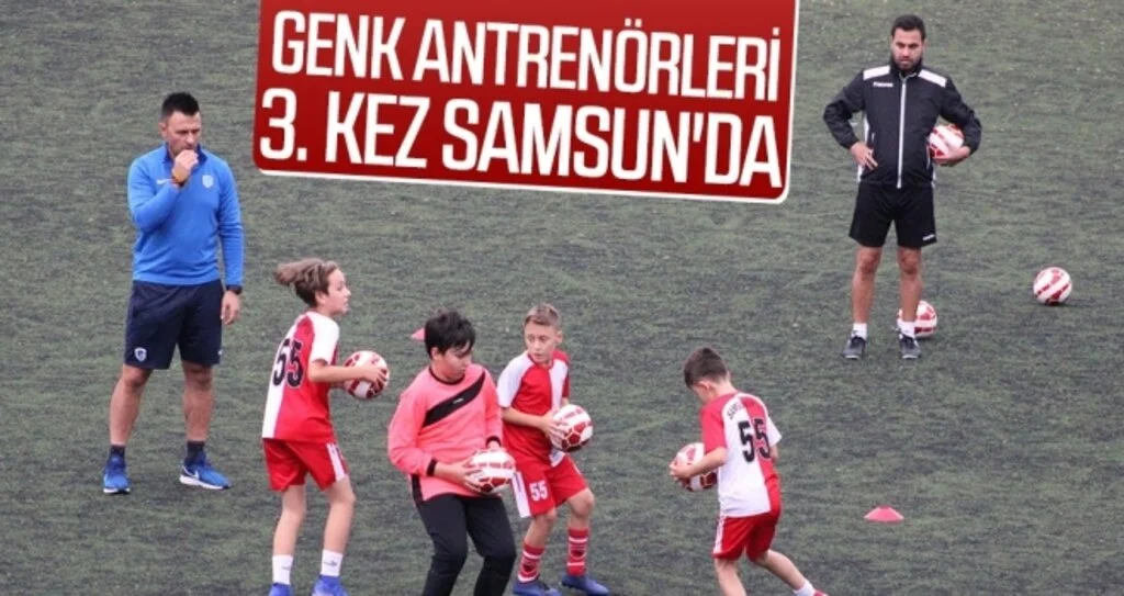 Genk antrenörleri 3. kez Samsun'da