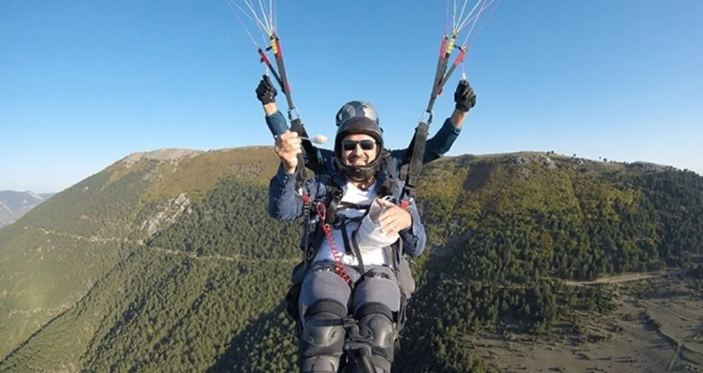 Gökyüzünde  pilav keyfi