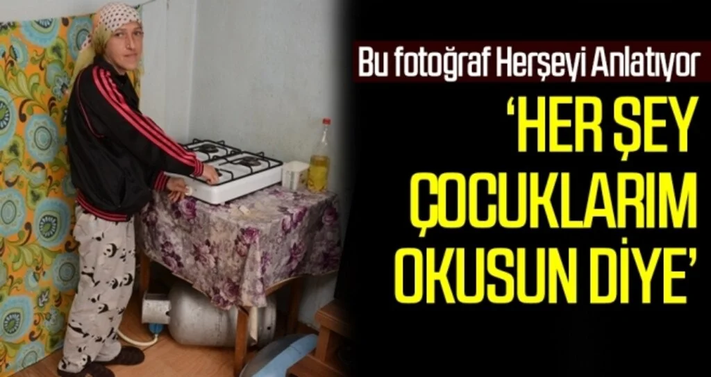 İki çocuk annesi kadının feryadı: 'Her şey çocuklarım okusun diye'