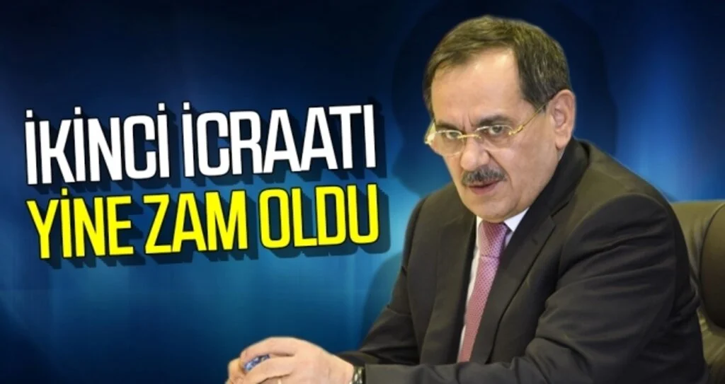 İkinci İcraatı Yine zam Oldu