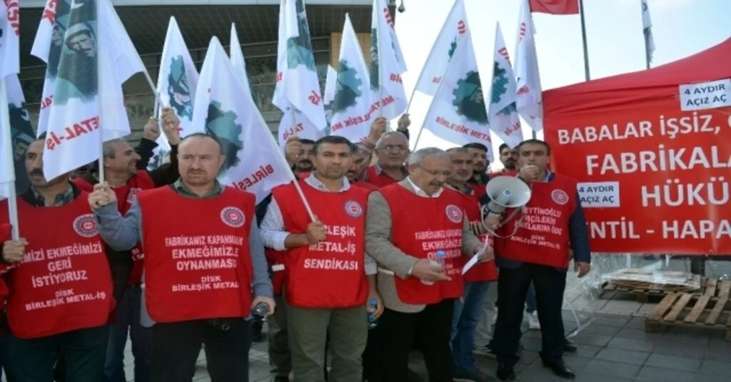 İşçiler Açlık Grevine Başladı