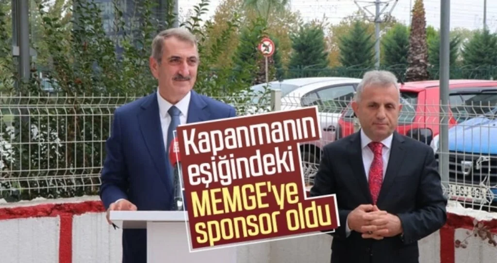 Kapanmanın eşiğindeki MEMGE'ye sponsor oldu