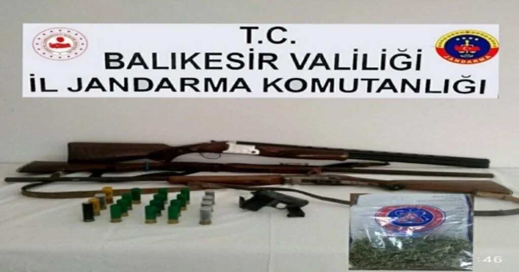 Manyasta Uyuşturucu Ve Silah Operasyonu