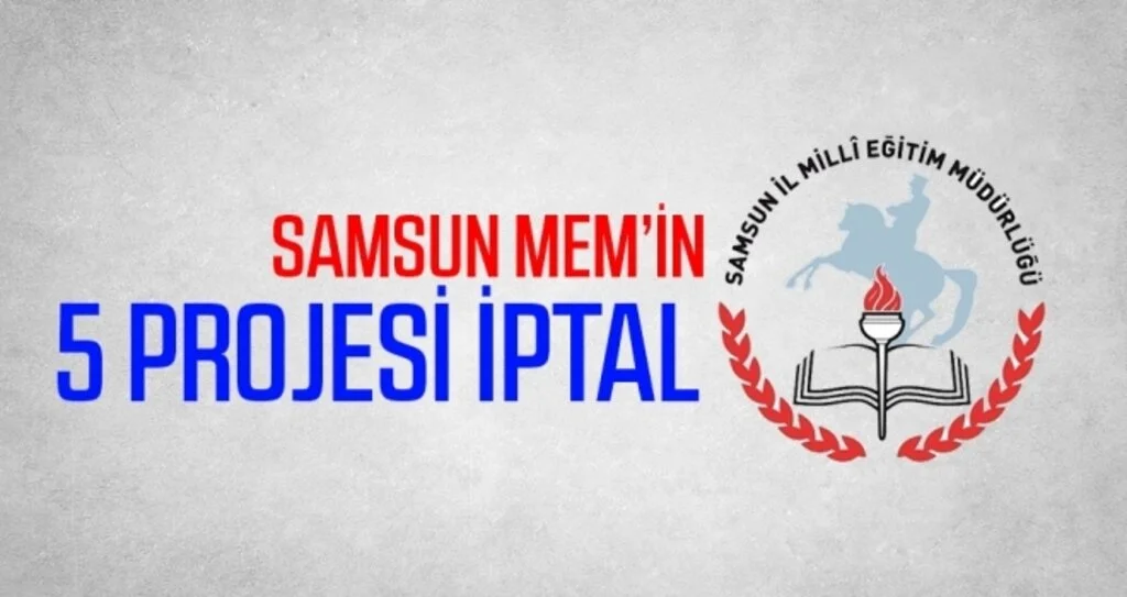 Milli Eğitim'in 5 projesi iptal