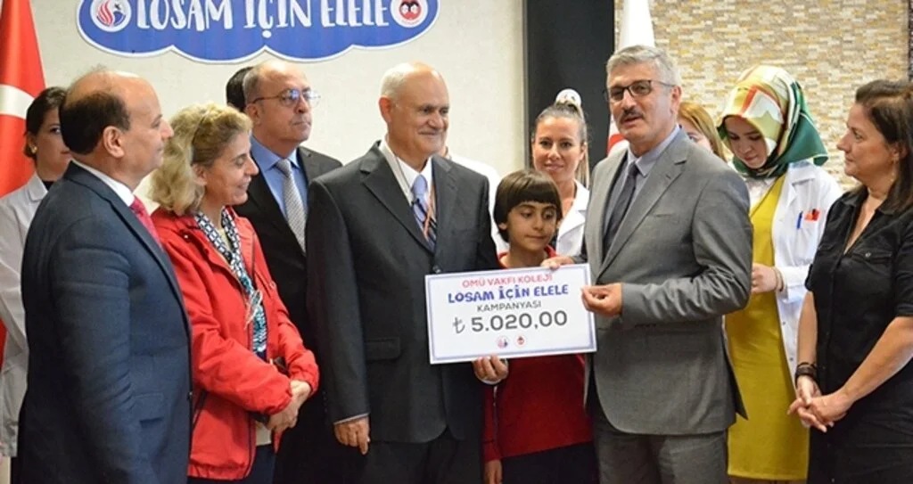 OMÜ Koleji'nden LÖSAM'a bağış