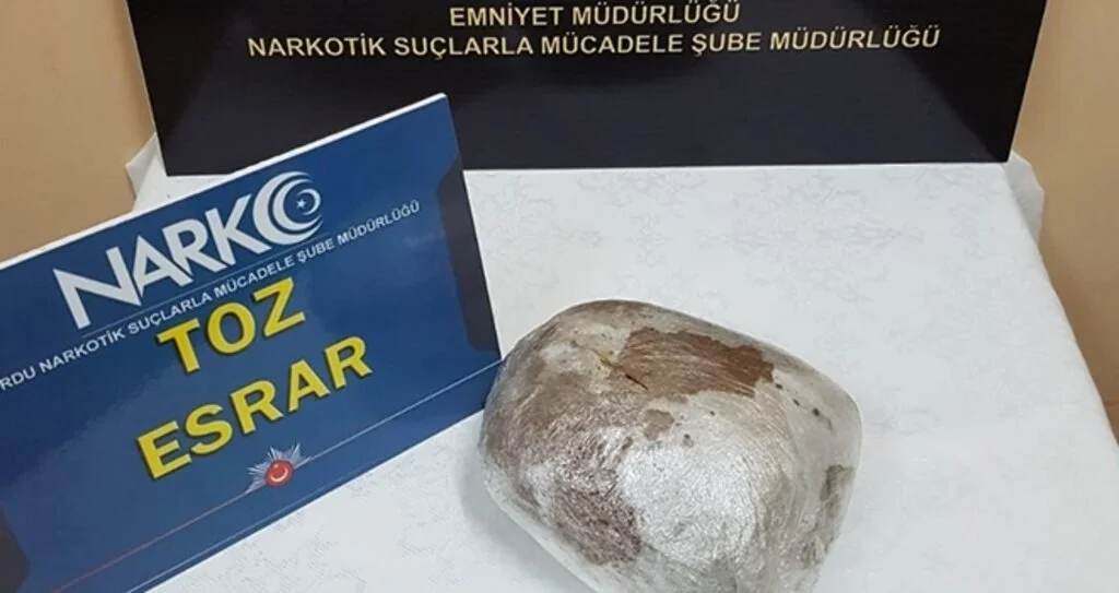 Ordu'da Uyuşturucu baskını