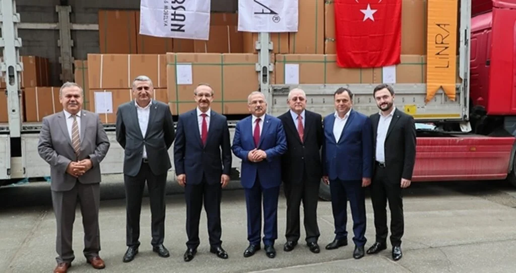 Ordu'dan ABD'ye banyo mobilyaları ihraç edildi