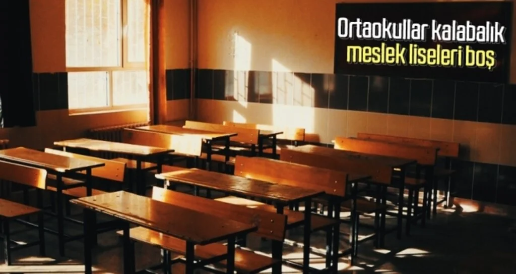 Ortaokullar kalabalık meslek liseleri boş