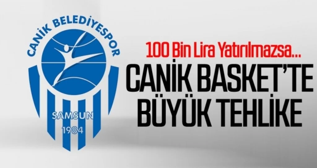 Samsun Canik Basket'te Büyük Tehlike