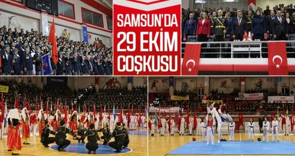 Samsun’da 29 Ekim coşkusu 