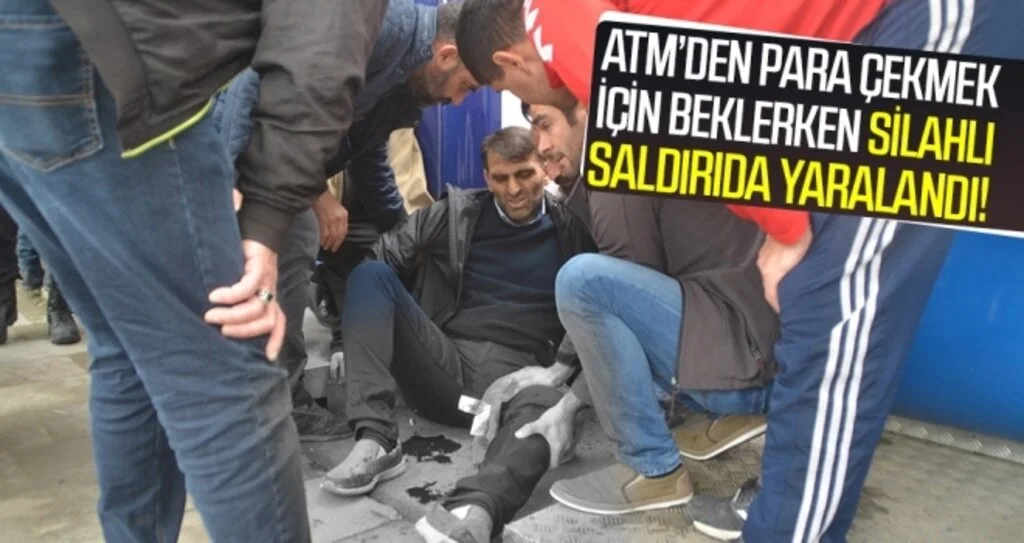Samsun'da ATM’den para çekmek için beklerken silahlı saldırıda yaralandı